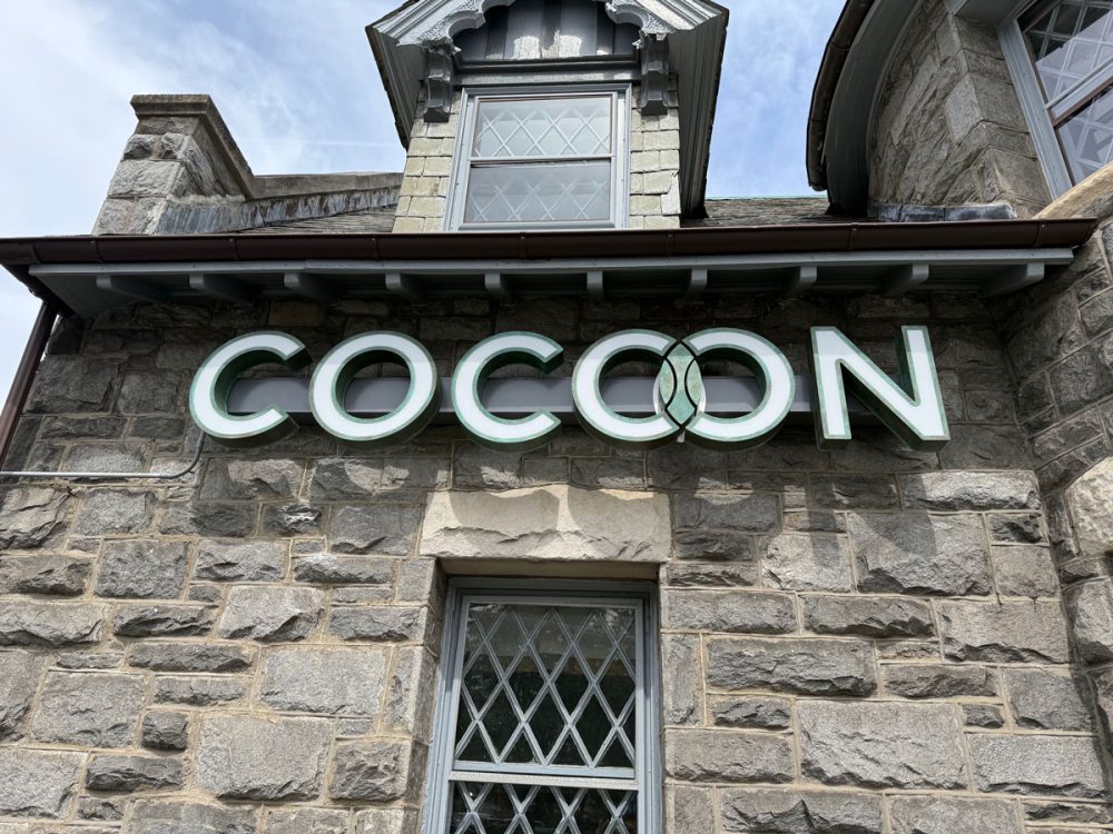 Cocoon Patina Channel Letters Side Day