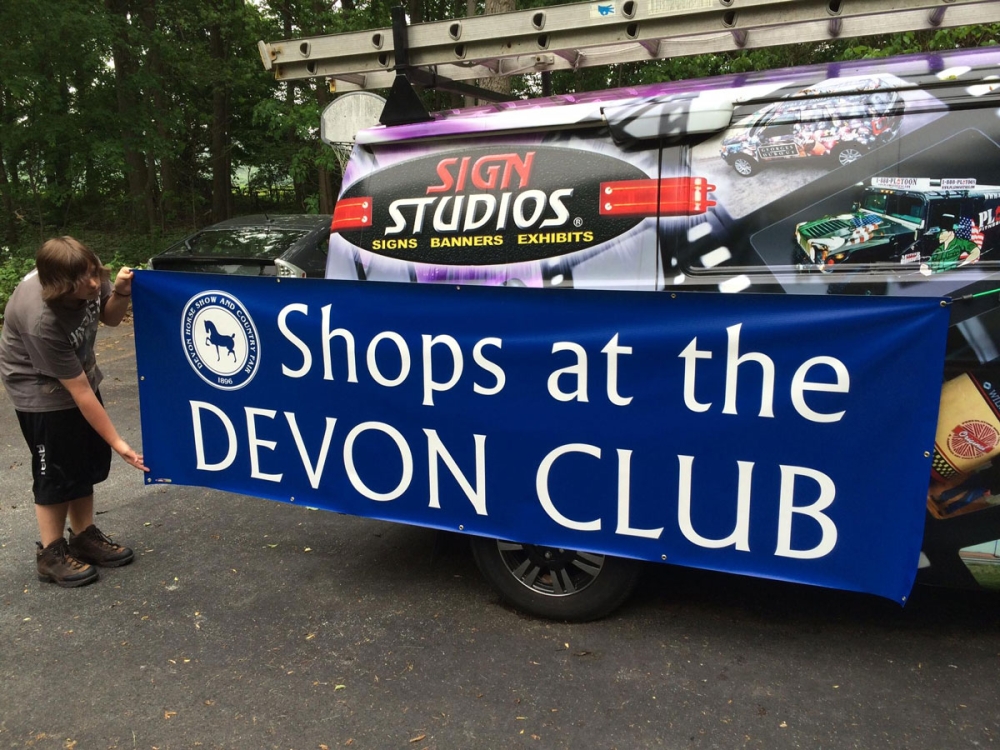 Devon Horse Show Banner
