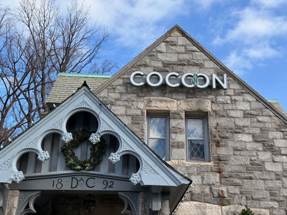 Cocoon Patina Channel Letters Front Day