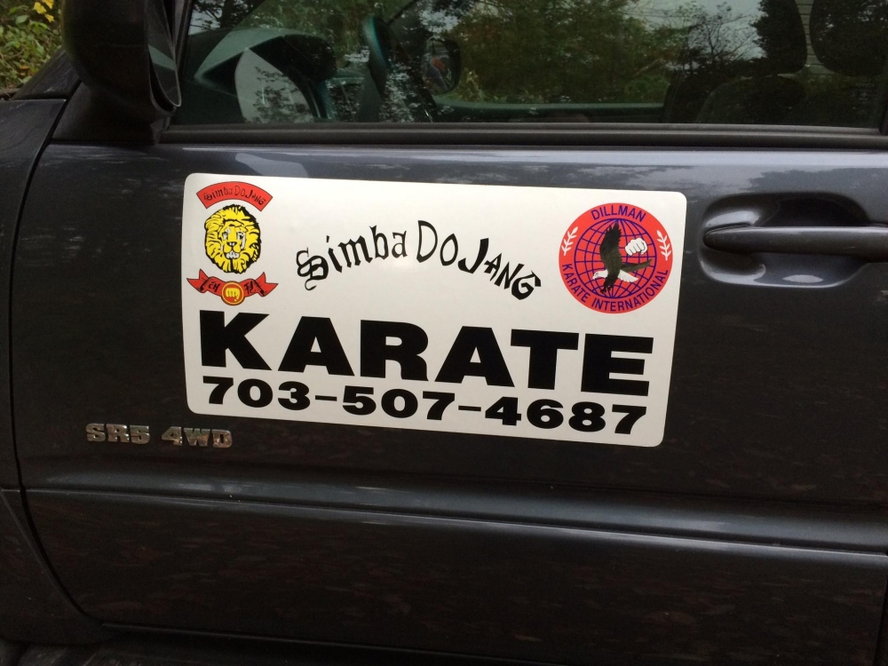 Karate Car Magnet