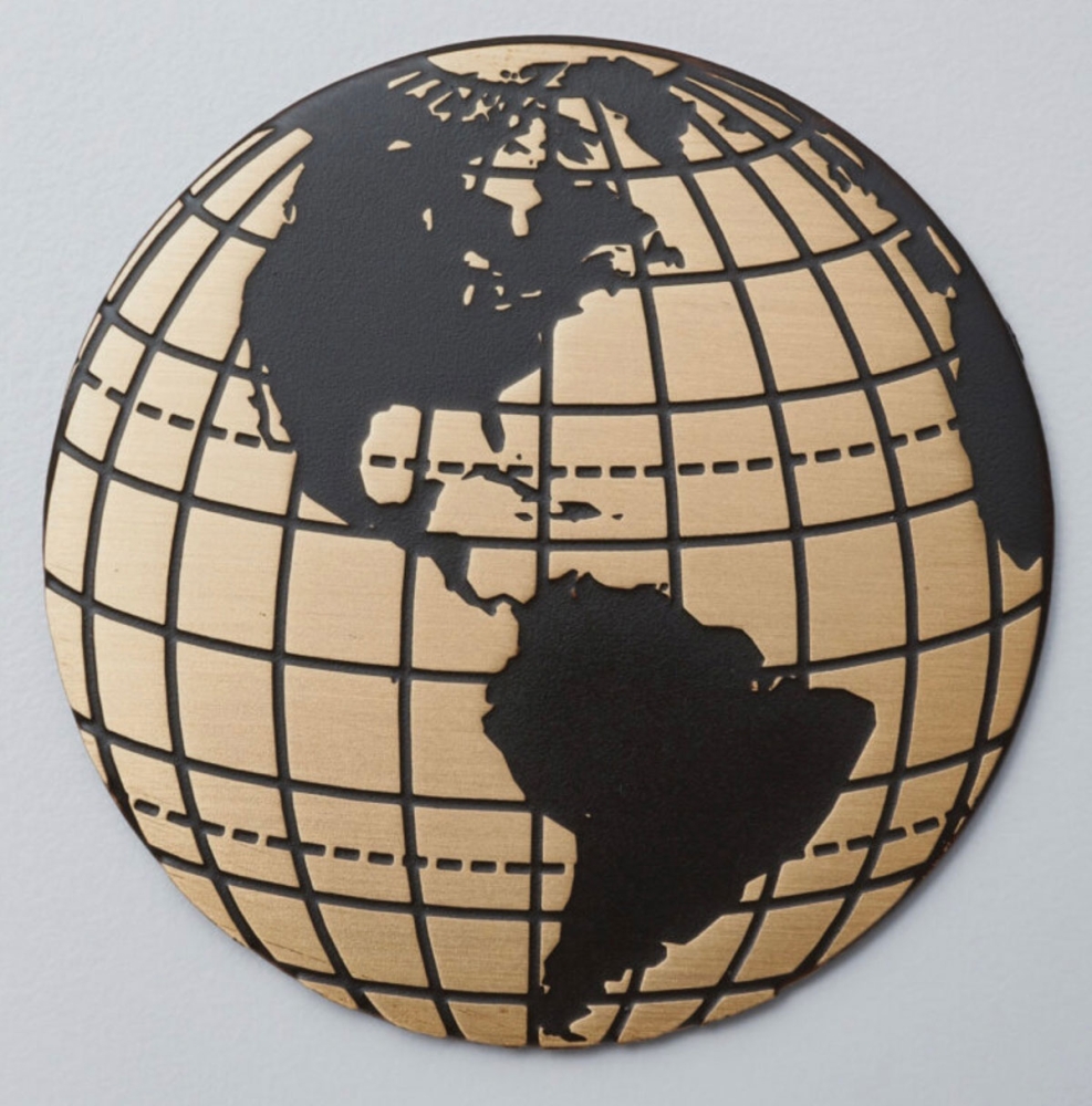 Globe Plaque Sample