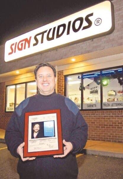 Sign Studios Owner and Award