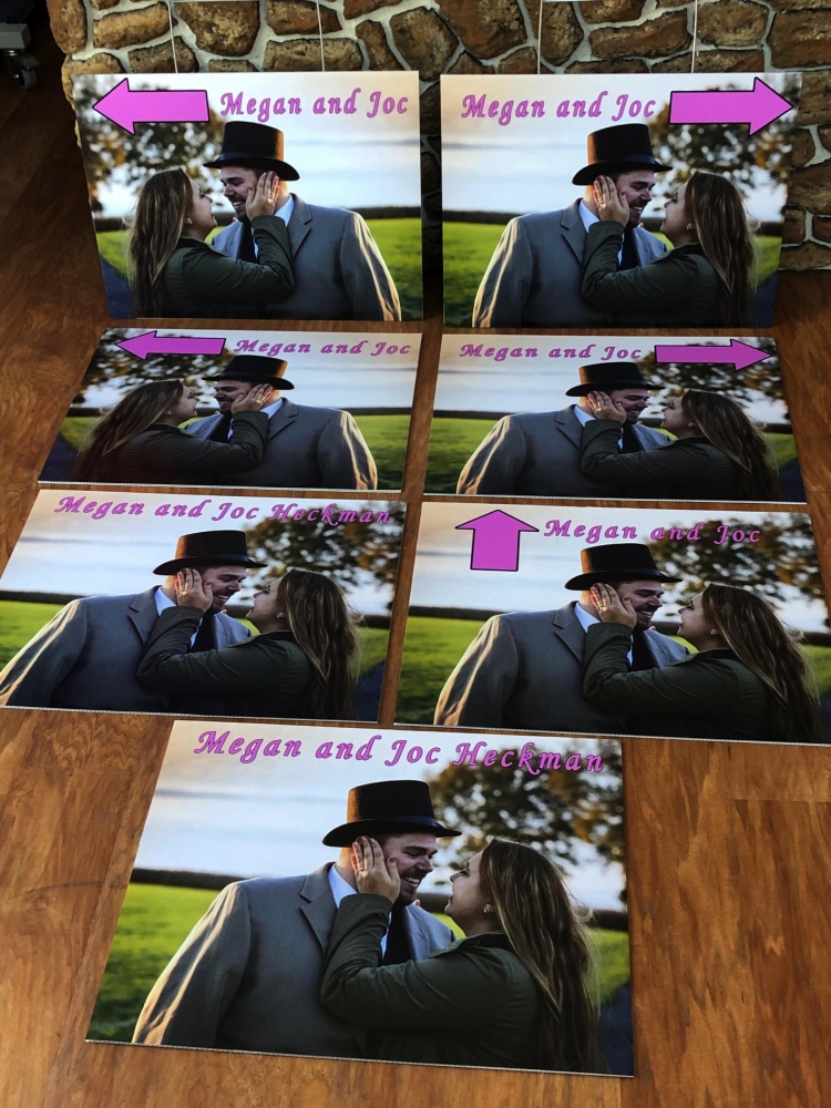 Wedding Directional Site Signs