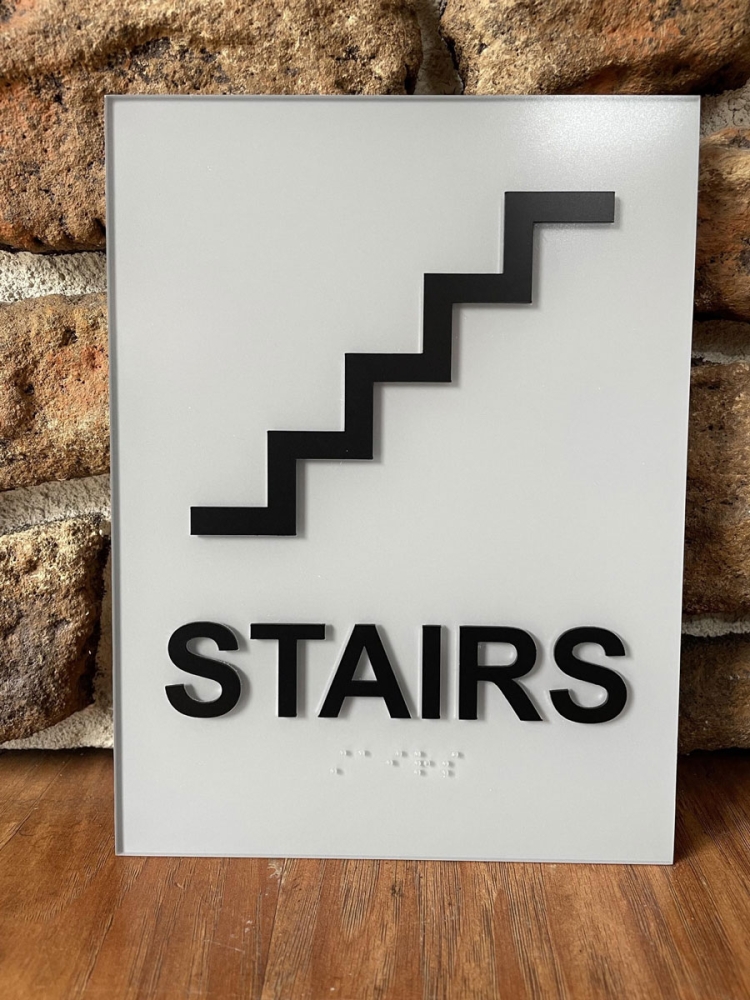Stairs Architectural with Braille