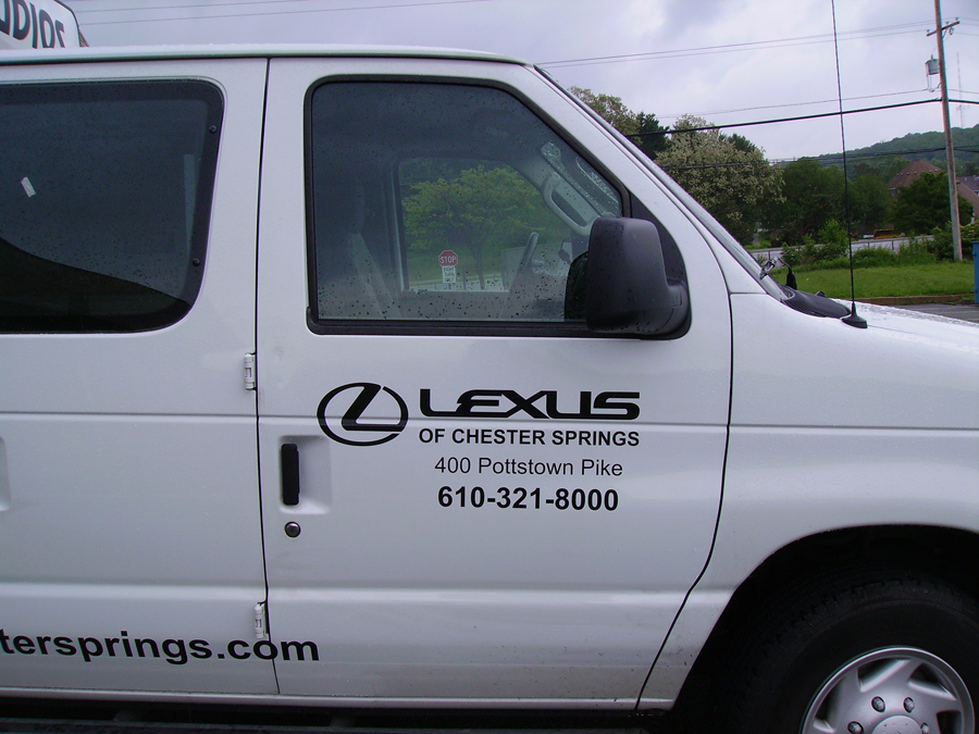 Lexus Chester Springs Vehicle Lettering