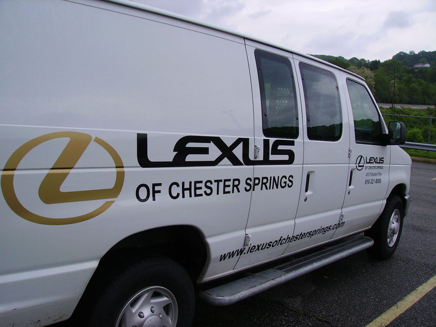 Lexus Chester Springs Vehicle Lettering