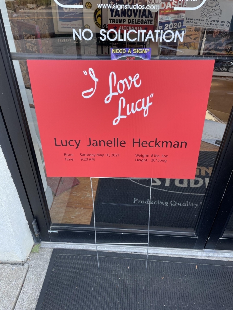 I Love Lucy Site Sign