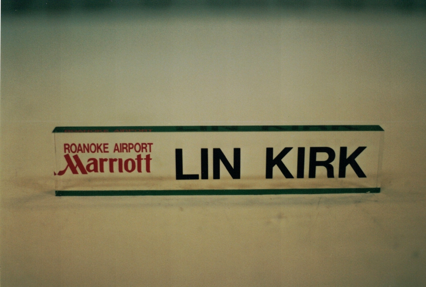 Marriott Name Plate