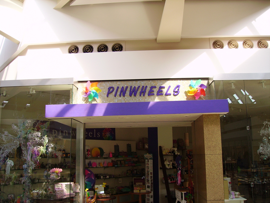 Pinwheels Custom Front Sign