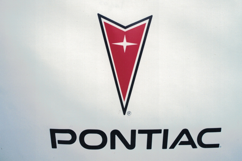 Pontiac logo on banner