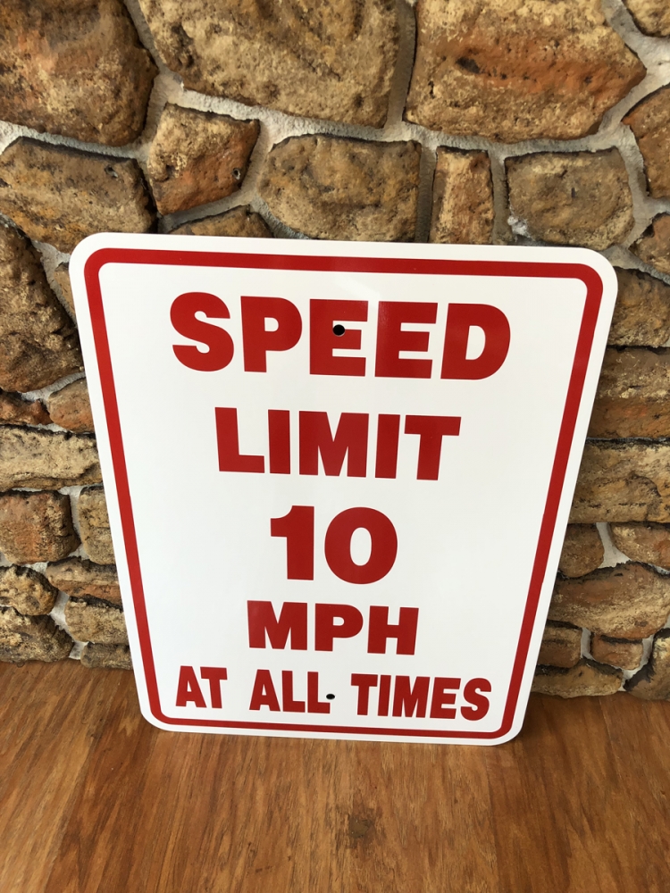 Speed limit Safety Signs