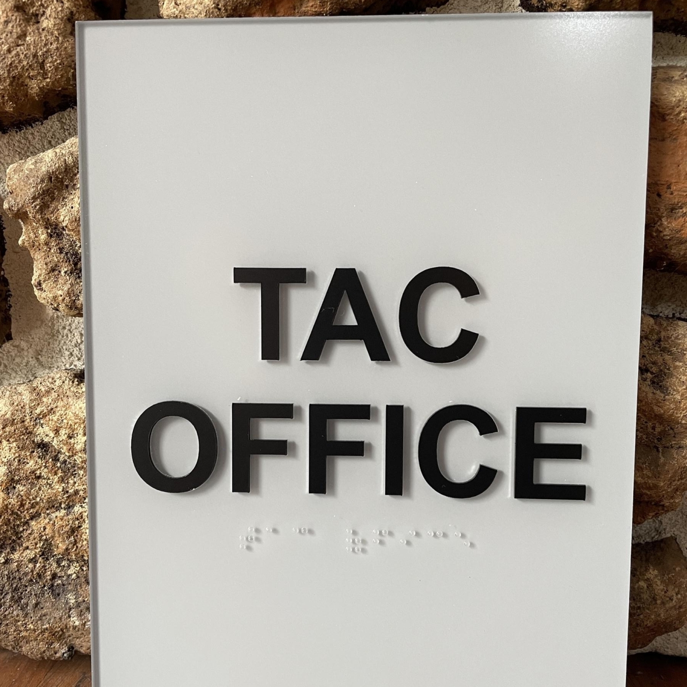TAC Office Architectural with Braille 