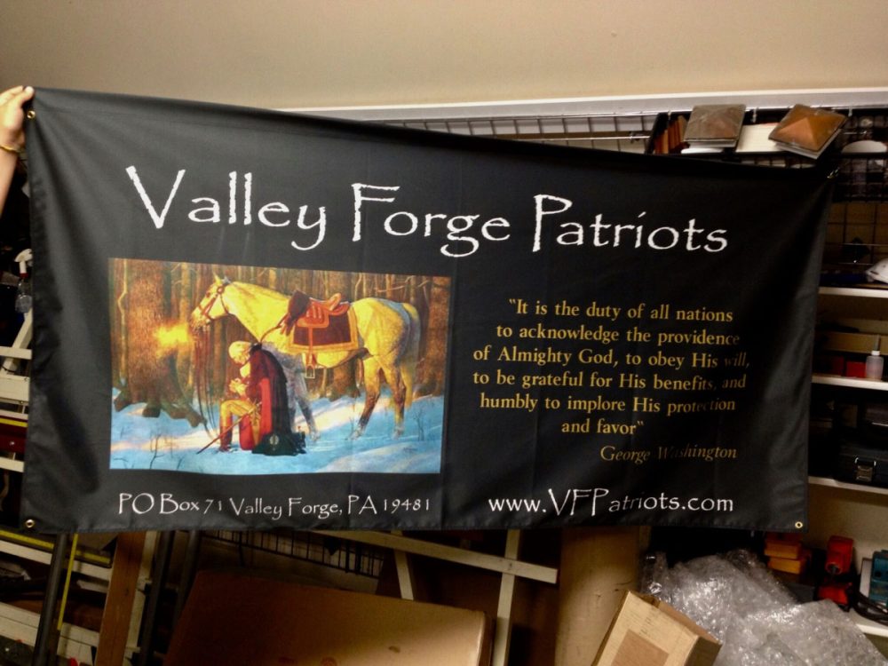 Valley forge Patriots banner 