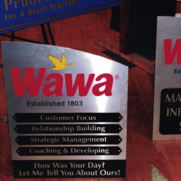 Wawa Management Signs