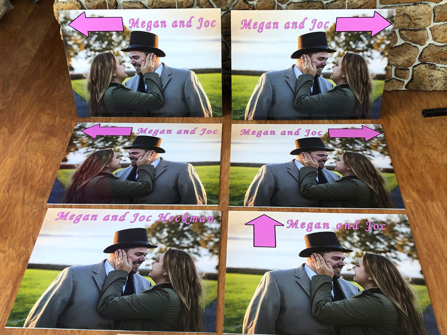 Wedding Directional Signs