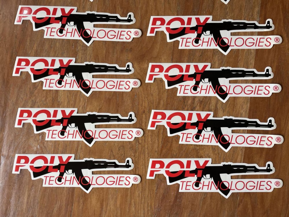 Poly Technologies Decals closeup
