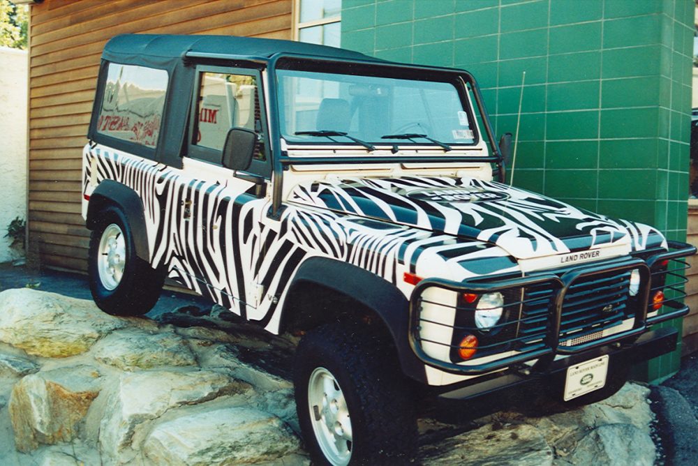 Zebra Vehicle Wrap