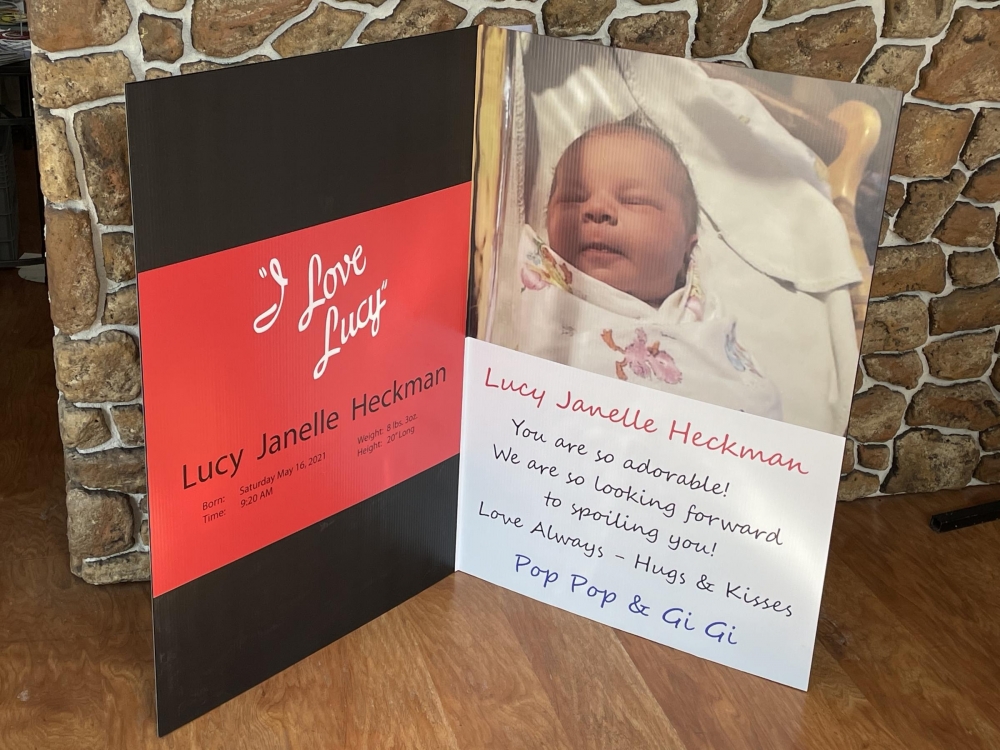 I Love Lucy Card Inside open