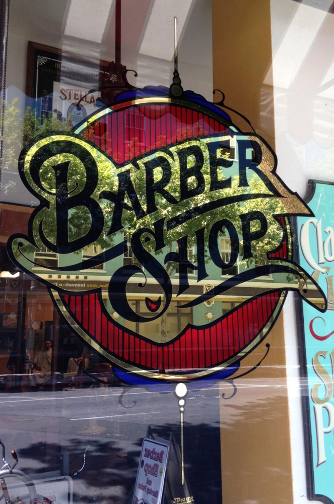 Barber Shop Gold Leaf