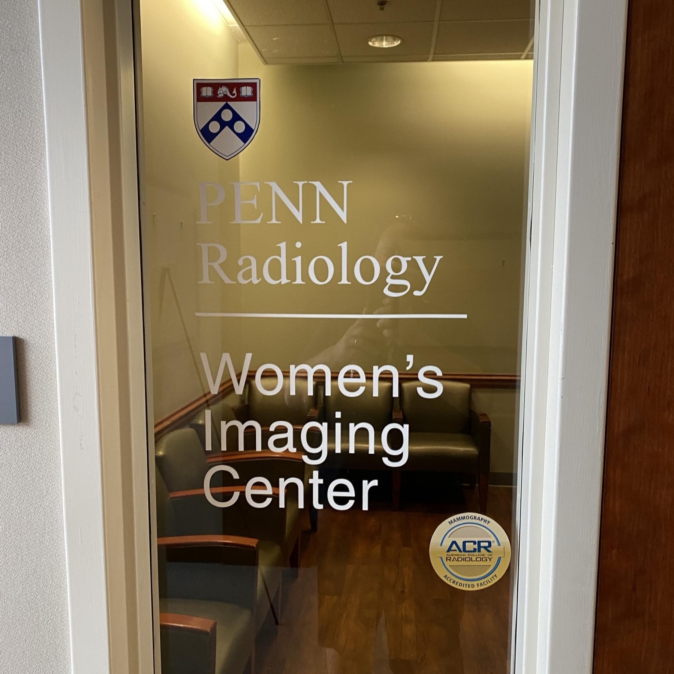 Penn Radiology Window Lettering