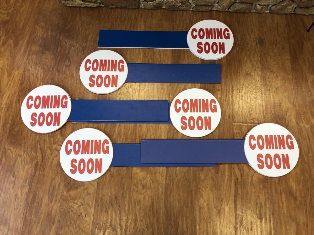 Coming Soon Site Sign Riders