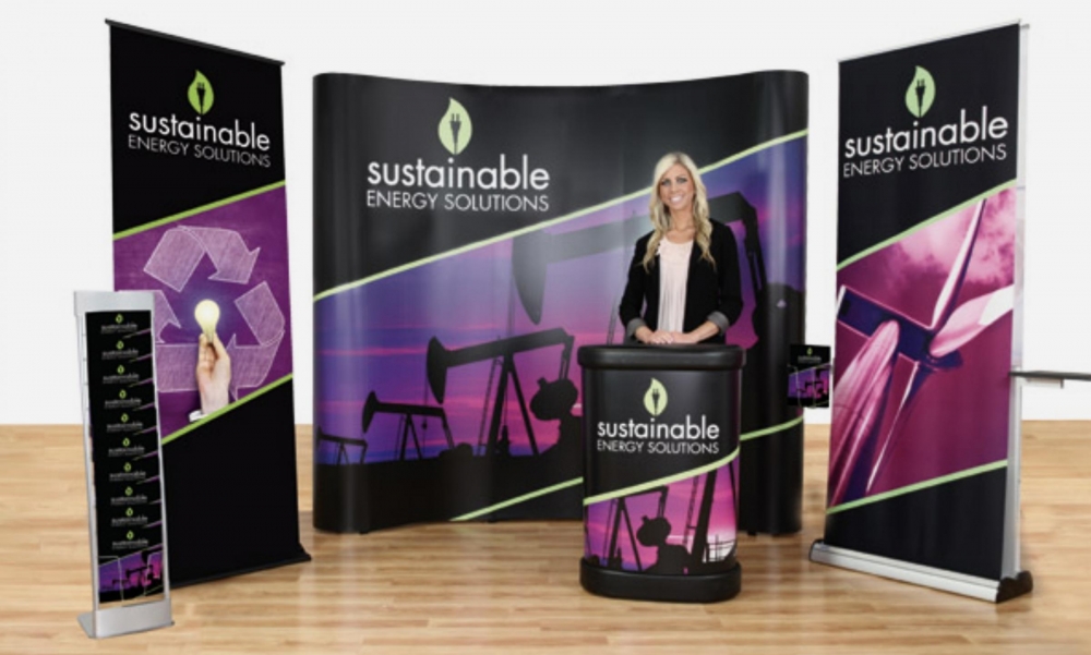 Sustainable Energy Solutions Tradeshow Booth