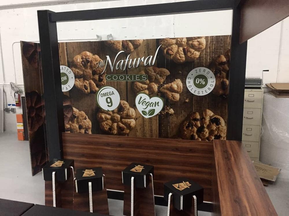 All Natural Cookies Tradeshow Booth
