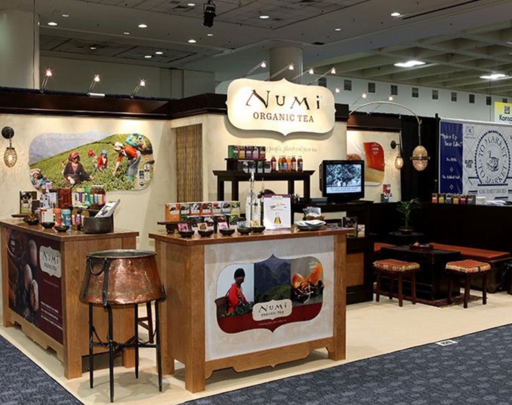 Numi Organic Tea Tradeshow Booth