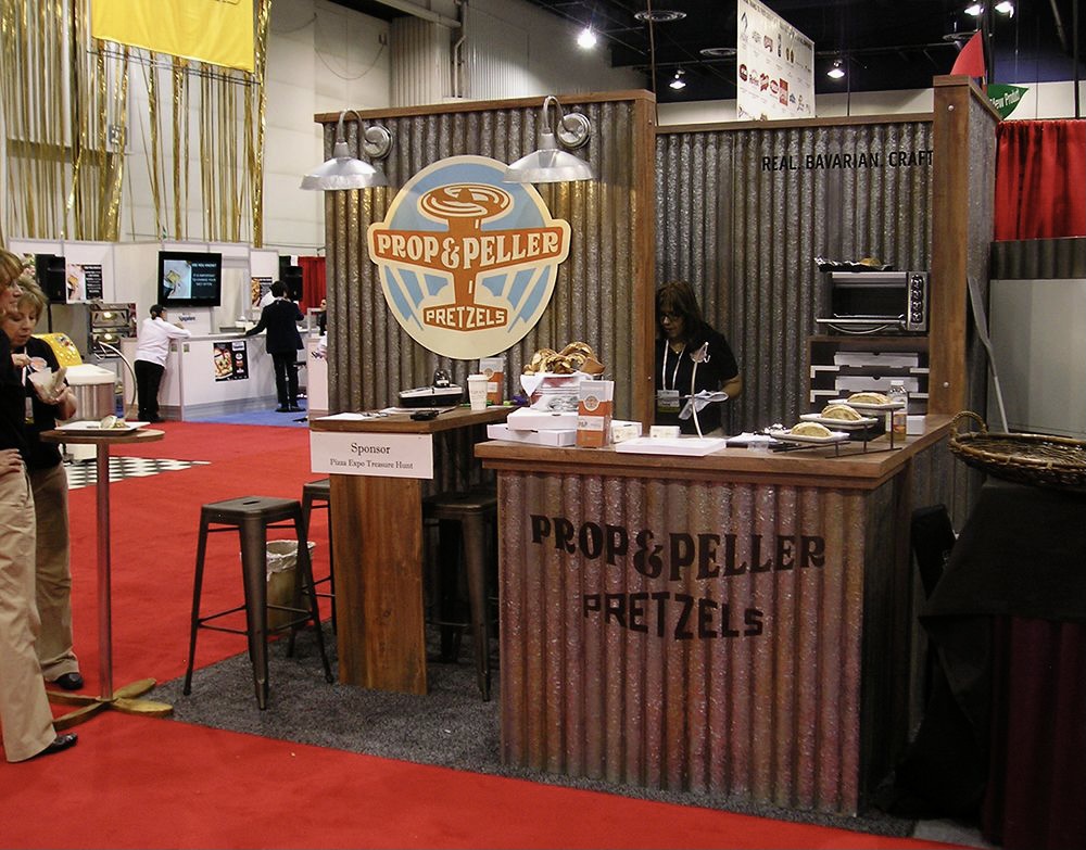 Prop & Peller Pretzels Tradeshow Booth