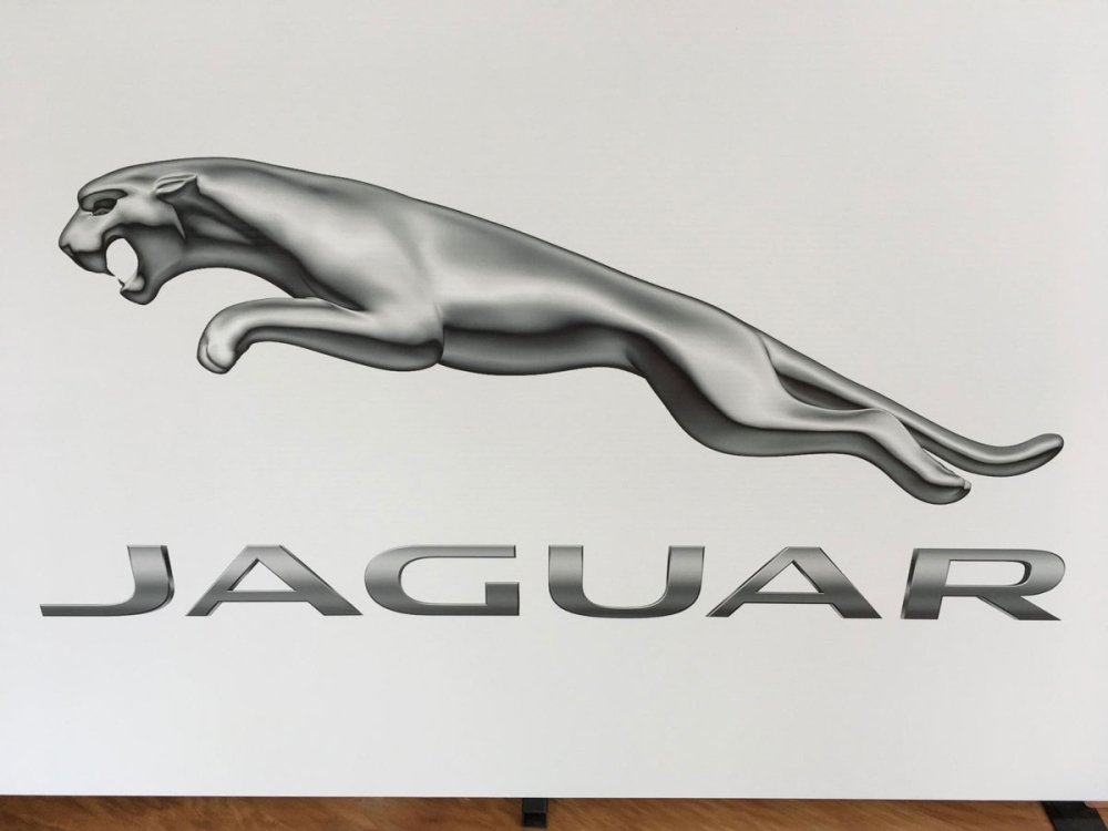 Jaguar Logo closeup