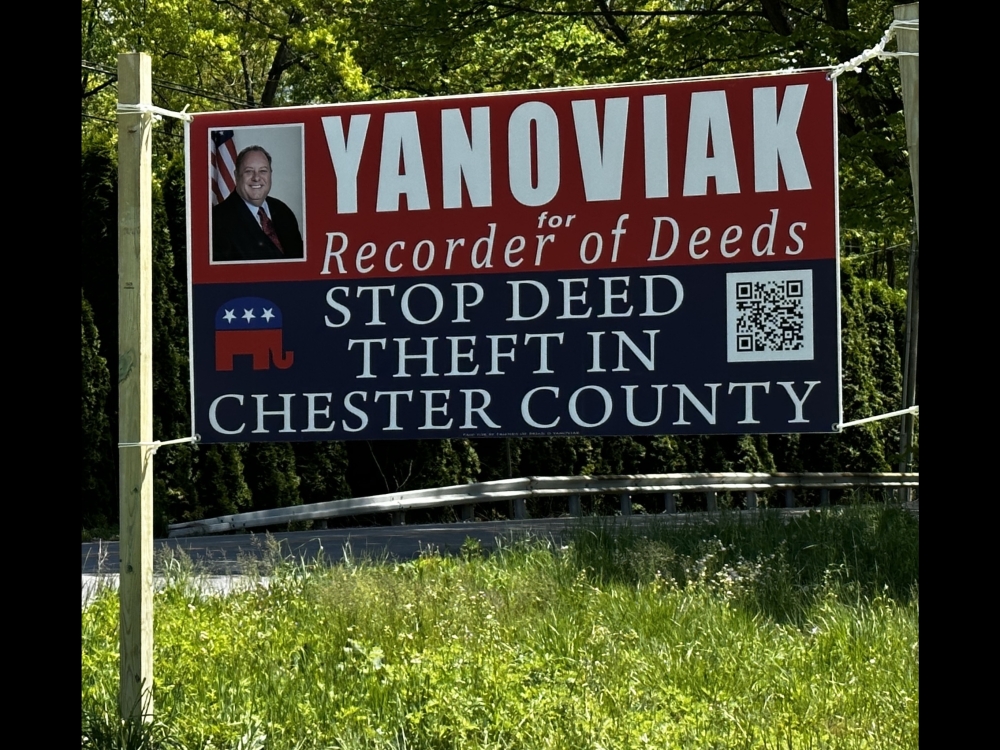 Yanoviak for Recorder of Deeds Banner