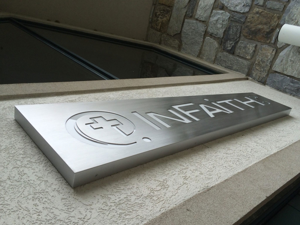 InFaith Aluminum Sign