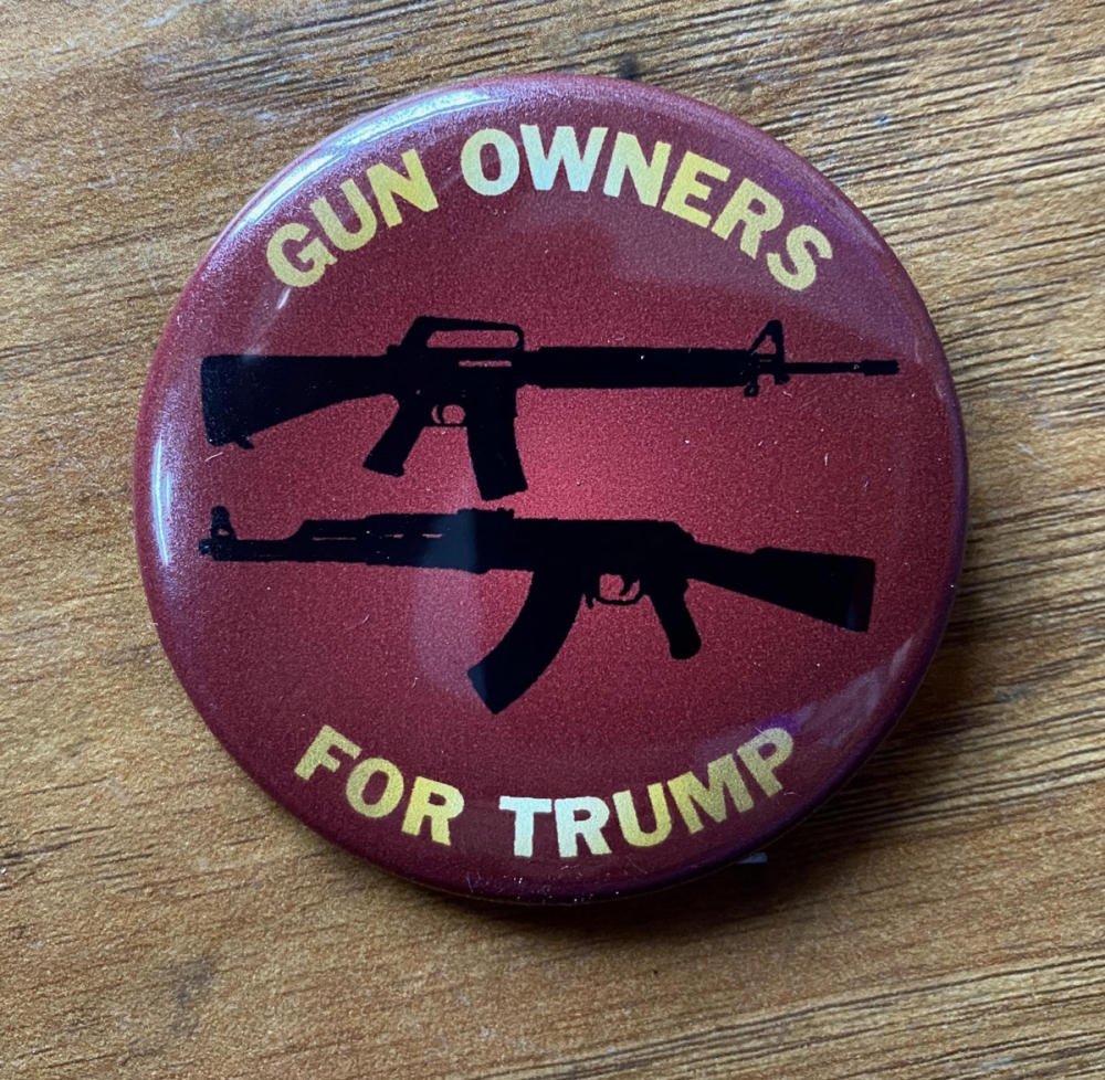 Gun Owners for Trump Button