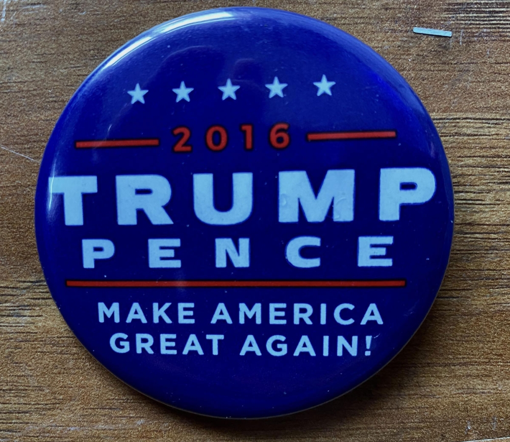 Trump Pence Button