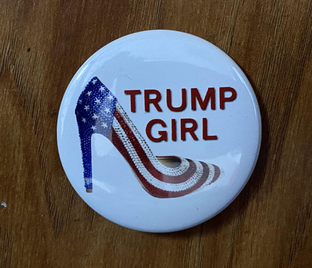 Trump Girl Button