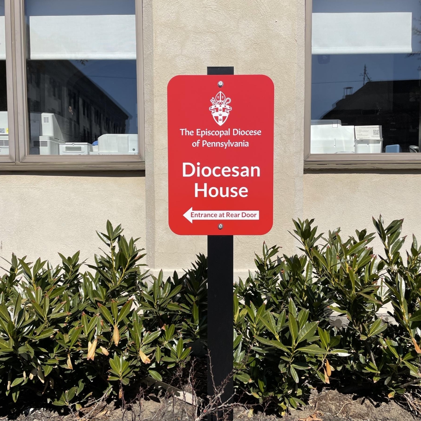 Episcopal Diocese Pole Sign
