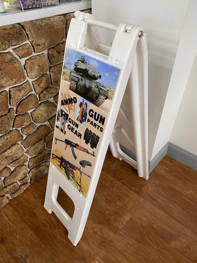 Gun Show Plastic A-Frame