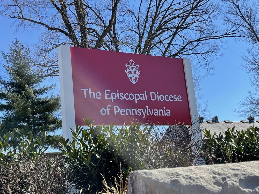 Episcopal Diocese Back Sign