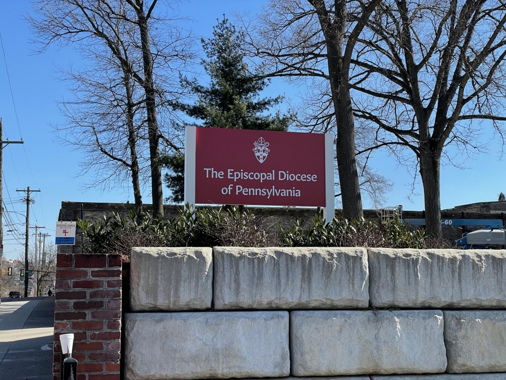 Episcopal Diocese Back Sign