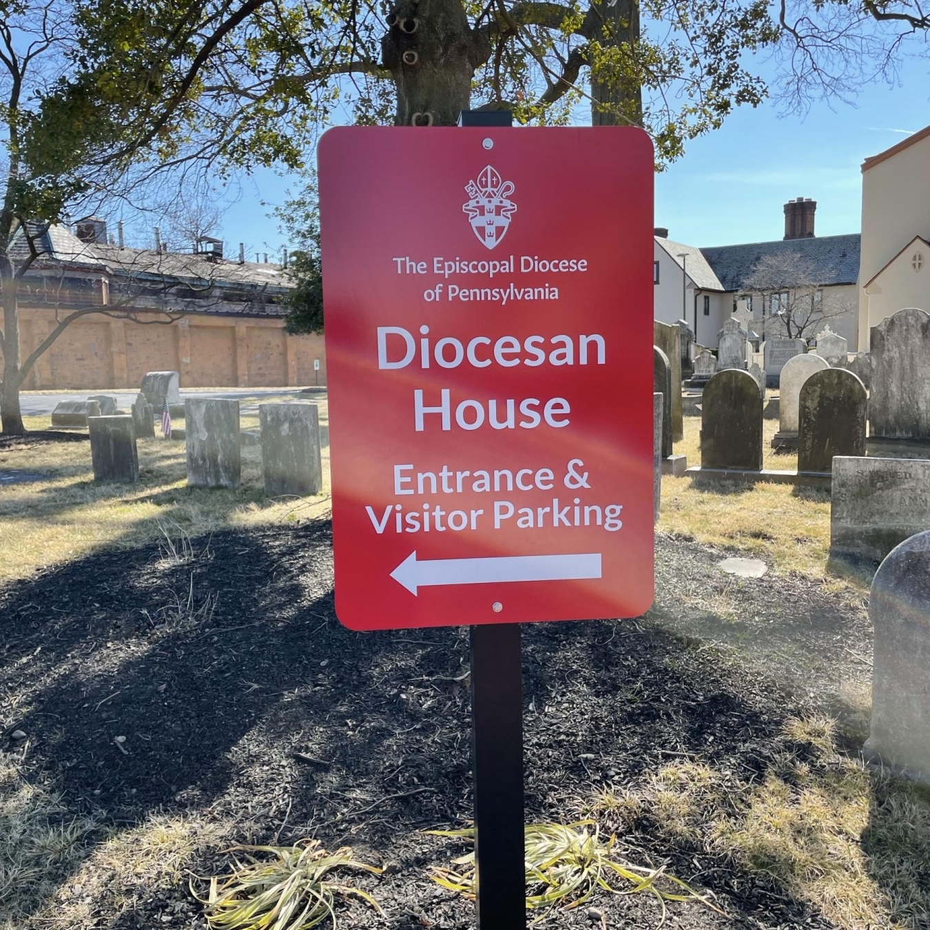 Episcopal Diocese Pole Sign