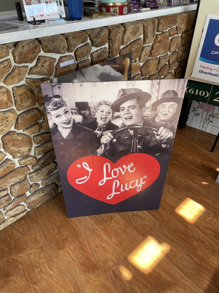 I Love Lucy Card Inside Front