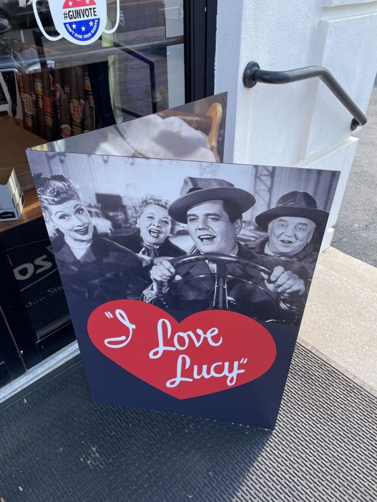 I Love Lucy Card Outside